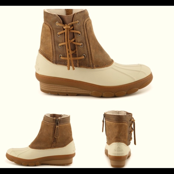 Sperry Saltwater Spray Wedge Duck Boot 